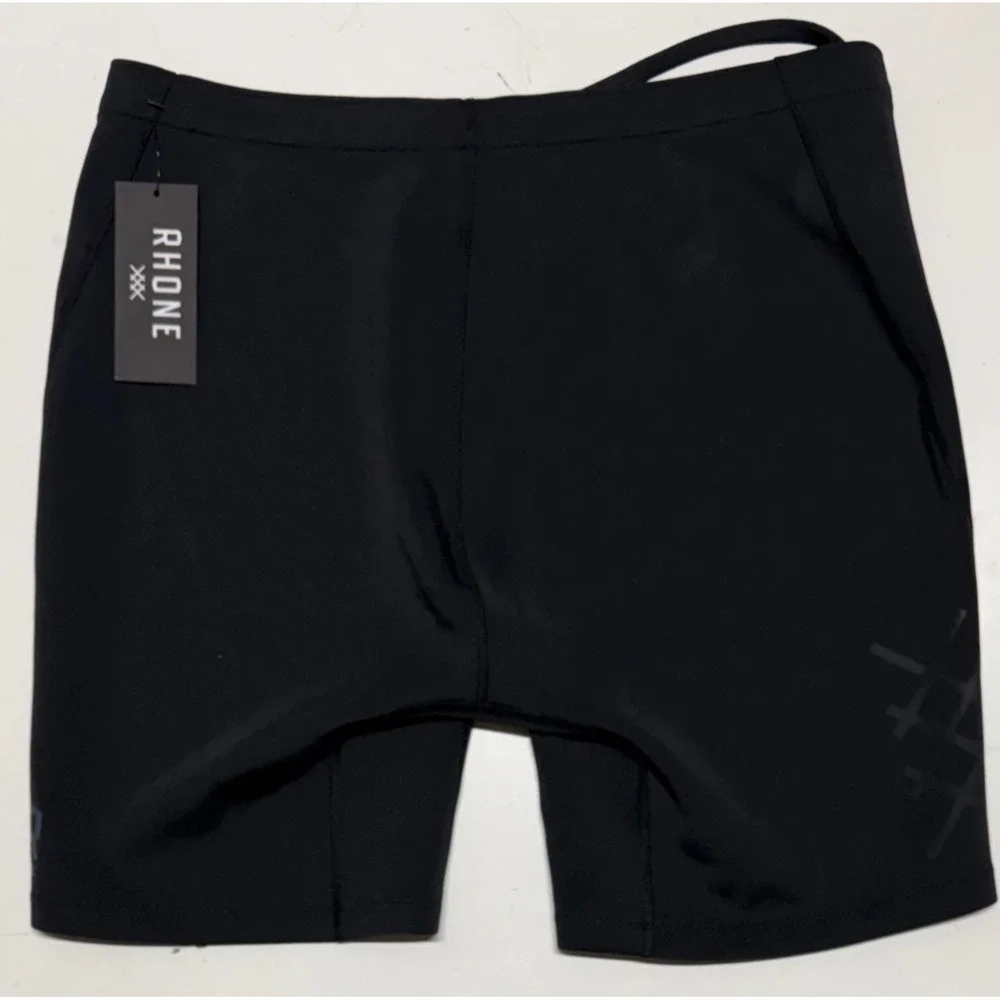 Rhone Mens Compression Training Shorts Black XL Jammers‎ Swim Athletic Workout